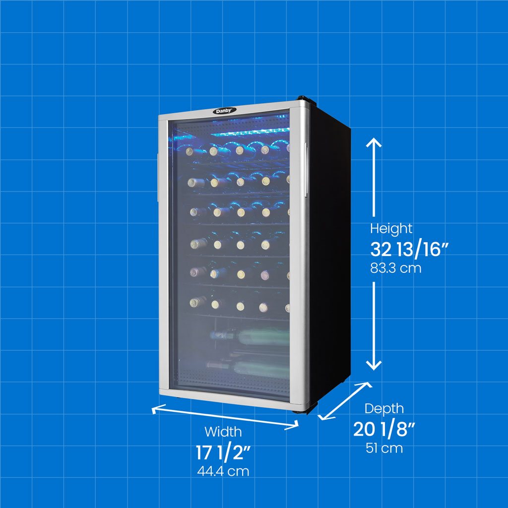 Danby 36 Bottle Free-Standing Wine Cooler in Platinum - Image 6