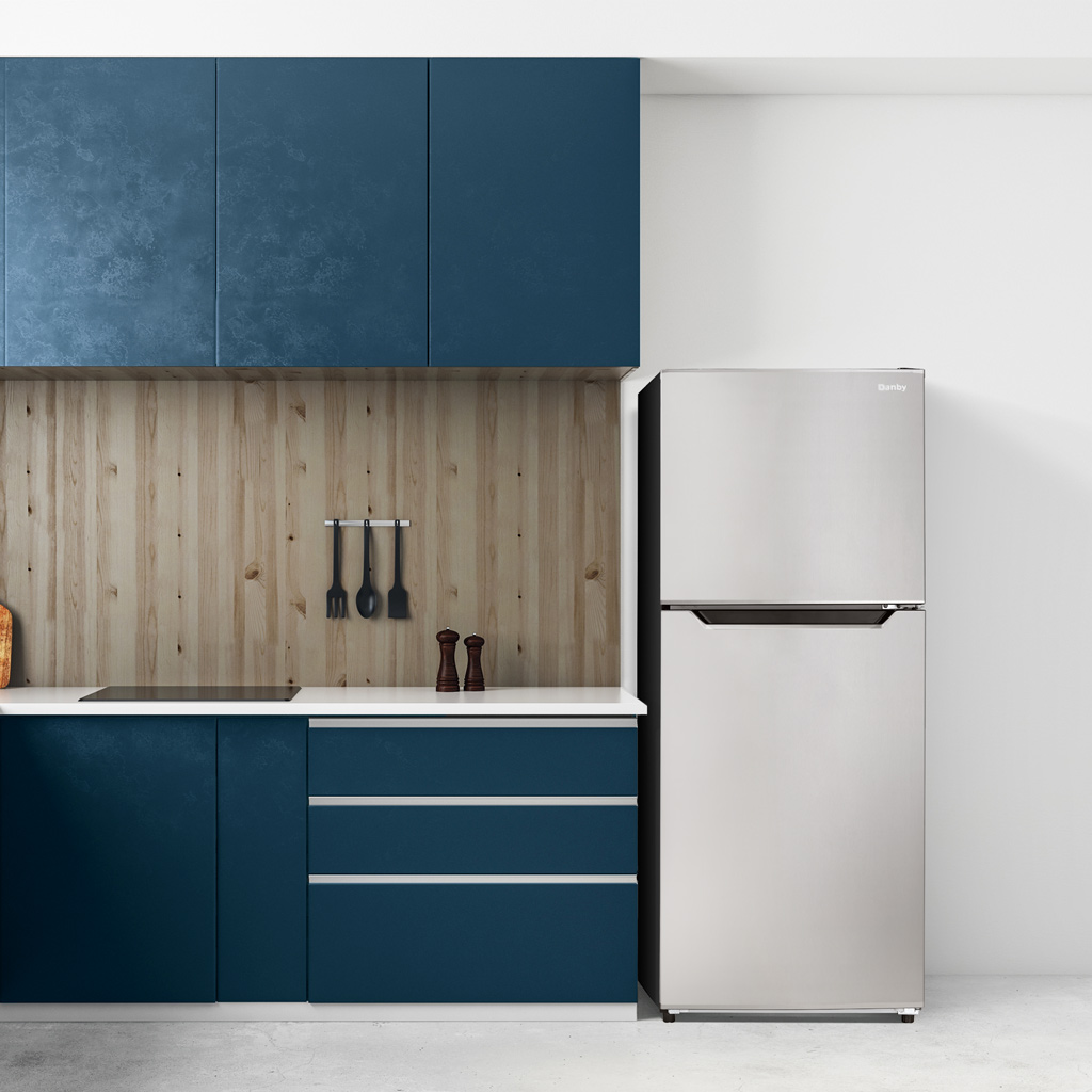 Danby 10.1 cu. ft. Top Mount Apartment Size Fridge in Stainless Steel Look - Image 5