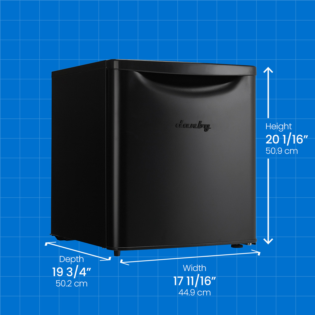 Danby 1.7 cu. ft. Compact Fridge in Black - Image 6
