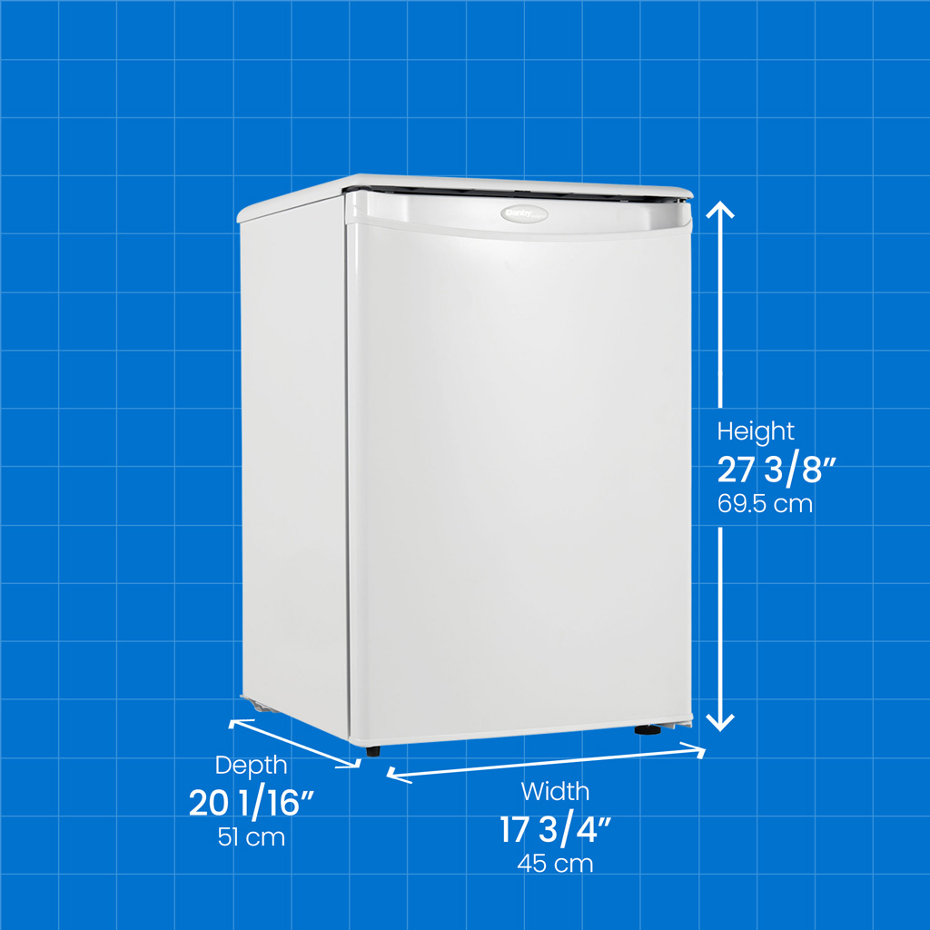 Danby 2.6 cu. ft. Compact Fridge in White - Image 6