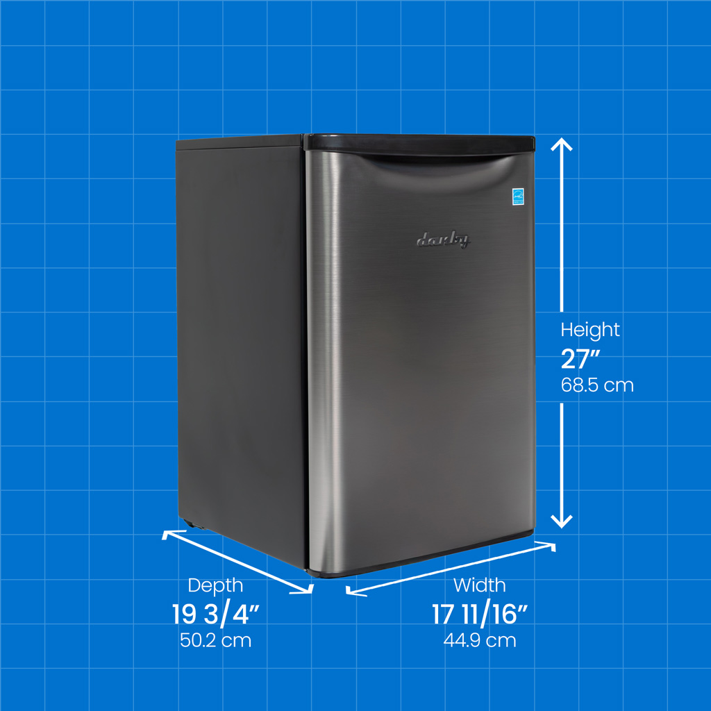 Danby 2.6 cu. ft. Compact Fridge in Stainless Steel Look - Image 6
