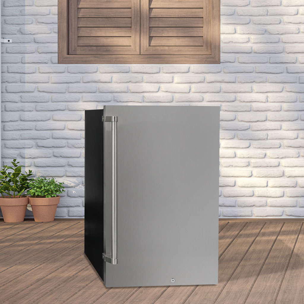 Danby 4.4 cu. ft. Outdoor Fridge in Stainless Steel - Image 2