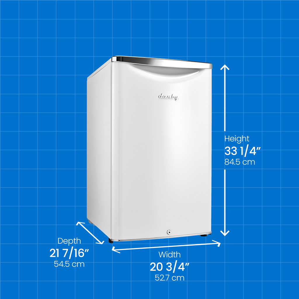 Danby 4.4 cu. ft. Retro Compact Fridge in Pearl White