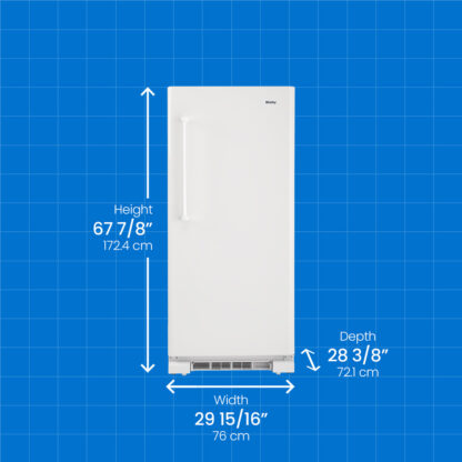 Danby Designer 16.7 cu. ft. Upright Freezer in White - DUF167A4WDD