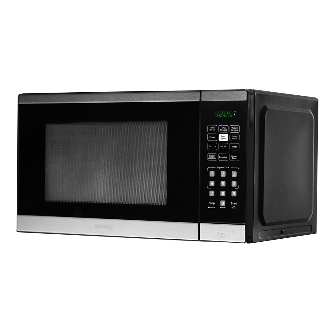 Danby 0.9 cu. ft. Countertop Microwave in Black and Stainless Steel - Image 3
