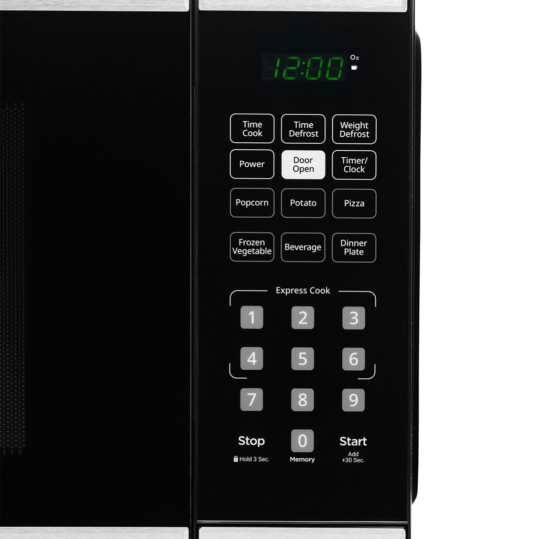 Danby 1.1 cu. ft. Countertop Microwave in Black and Stainless Steel - Image 10