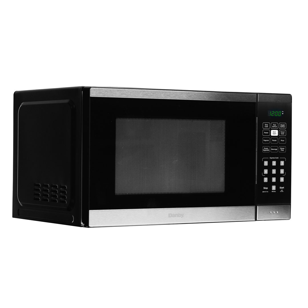 Danby 1.1 cu. ft. Countertop Microwave in Black and Stainless Steel - Image 2