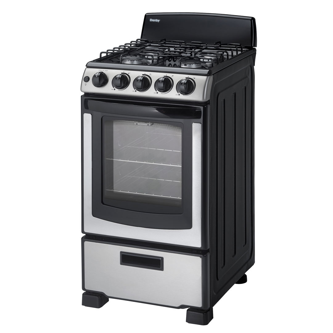 Danby 20" Wide Gas Range in Stainless Steel - Image 3