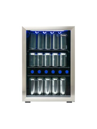 Danby 2.6 cu. ft. Free-Standing Beverage Center in Stainless Steel