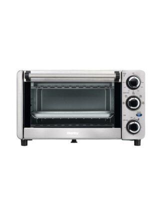 Danby 0.4 cu. ft./12L 4 Slice Countertop Toaster Oven in Stainless Steel