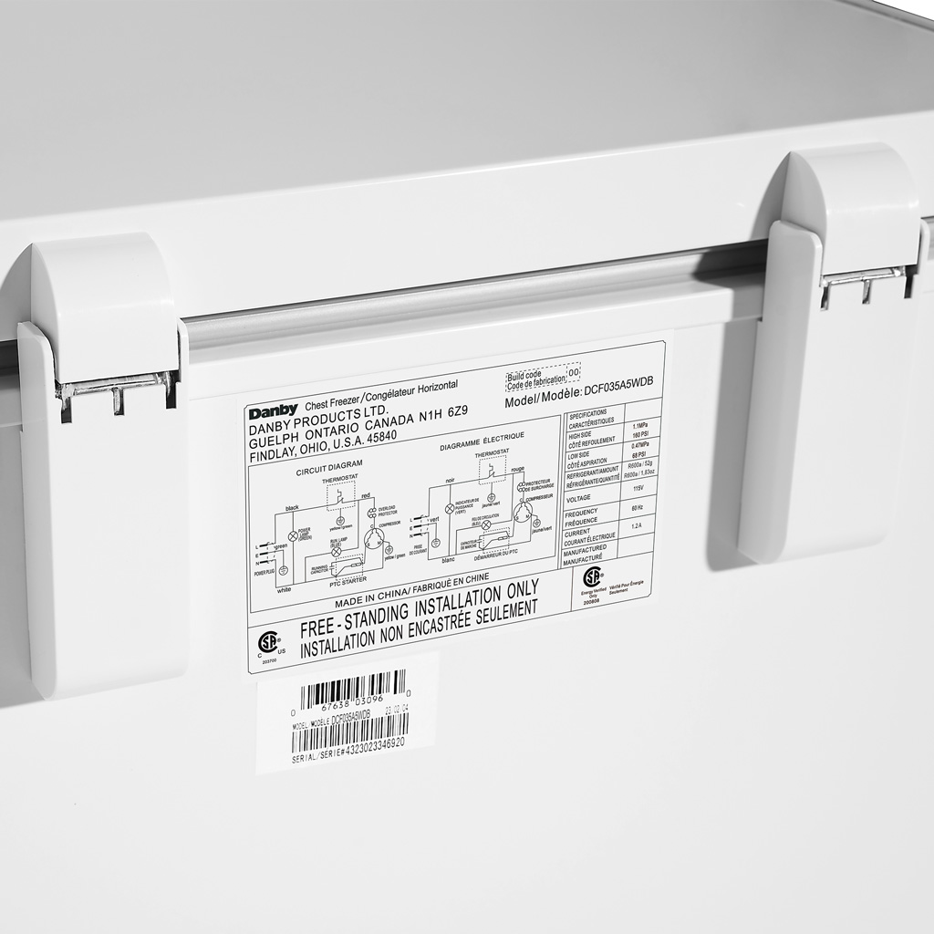 Danby 3.5 cu. ft. Chest Freezer in White - Image 19