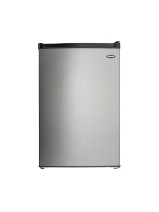 Danby 4.5 cu. ft. Compact Fridge with True Freezer in Stainless Steel Look