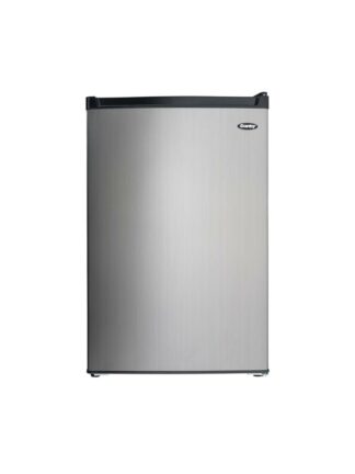 Danby 4.5 cu. ft. Compact Fridge with True Freezer in Stainless Steel Look