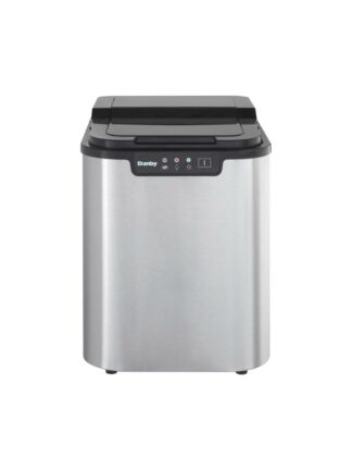 Danby 25 lbs. Countertop Ice Maker in Stainless Steel