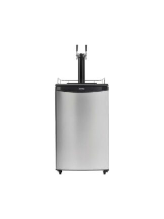 Danby 5.4 cu. ft. Dual-Tap Keg Cooler in Stainless Steel Look