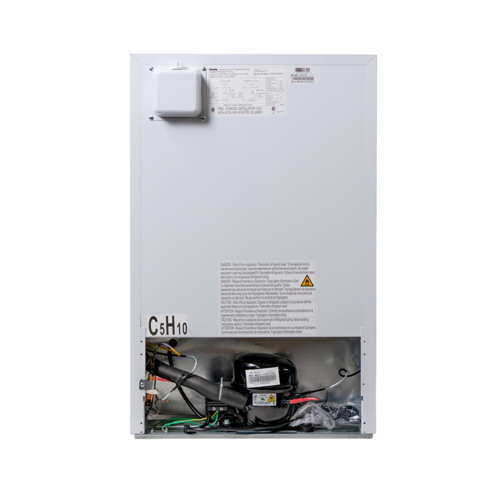 Danby 3.2 cu. ft. Upright Freezer in White - DUFM032A3WDB