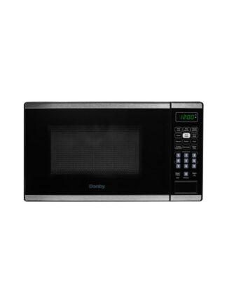 Danby 0.7 cu. ft. Countertop Microwave in Black and Stainless Steel