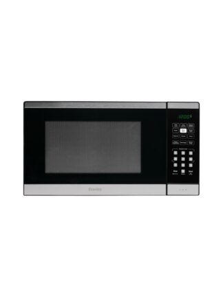 Danby 0.9 cu. ft. Countertop Microwave in Black and Stainless Steel