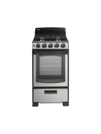 Danby 20" Wide Gas Range in Stainless Steel