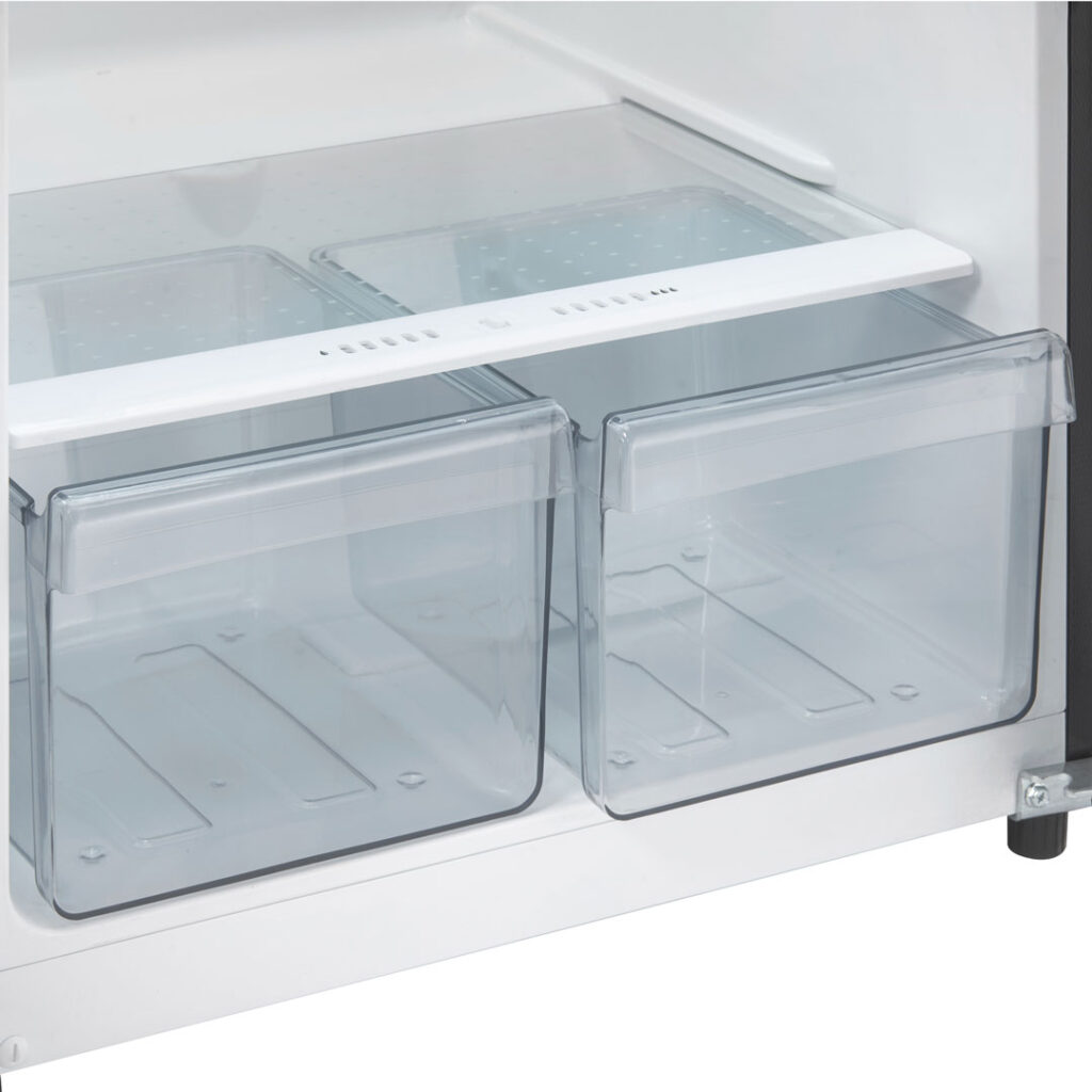 Danby 10.1 cu. ft. Apartment Size Top Mount Fridge in Stainless