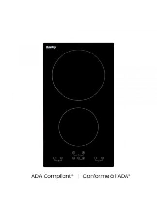 Danby 12 Inch Radiant 2 Burner Cooktop in Black