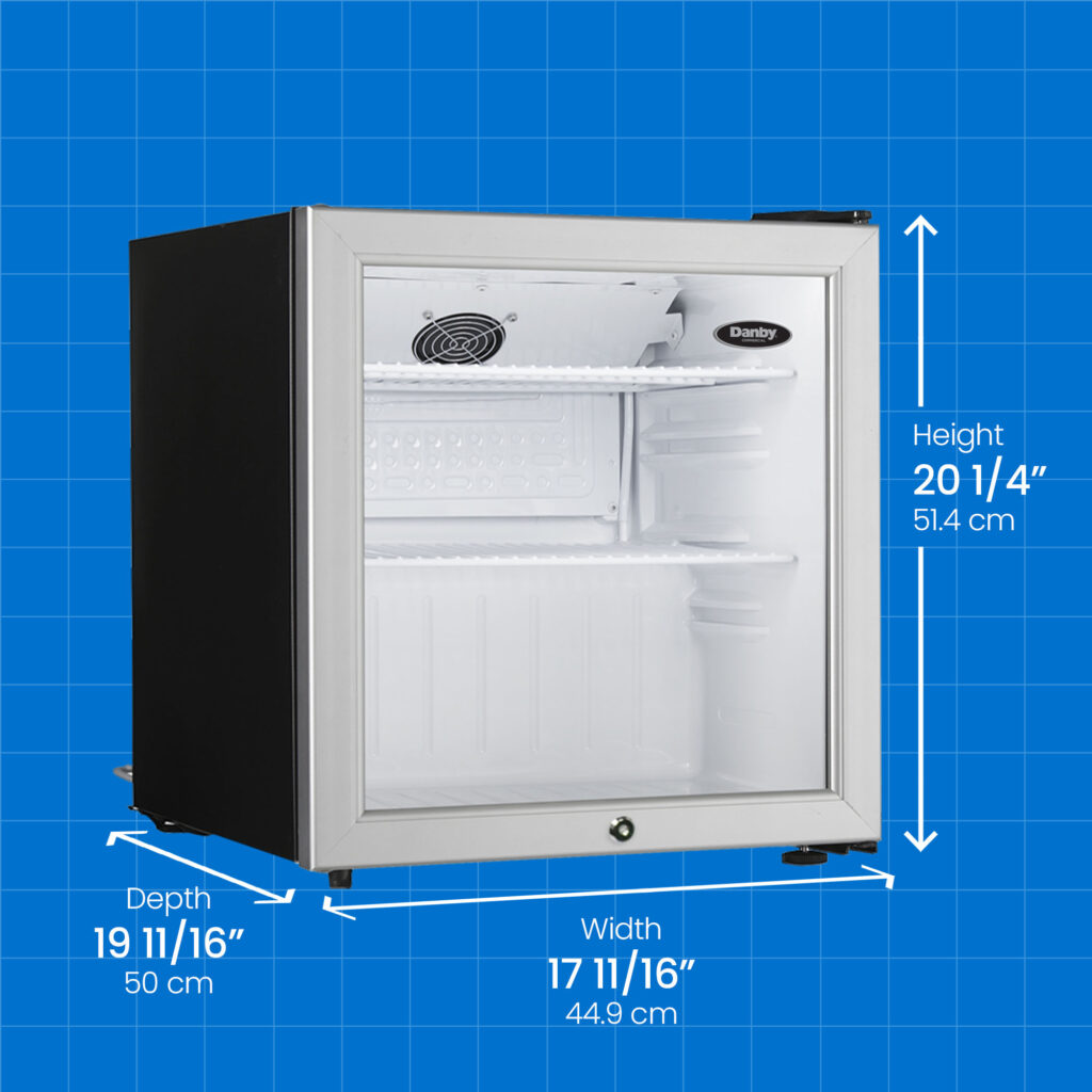 Danby Commercial 1.6 cu. ft. Glass Door Mini Refrigerator